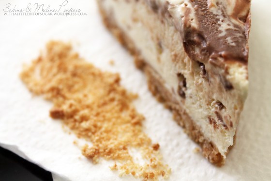 Härlig frozen cheesecake med smak av choklad!