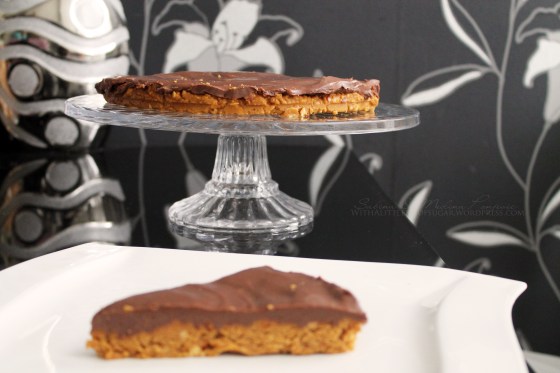 Jordnötspaj med tryffeltäcke