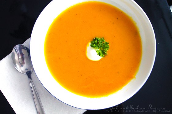 Morotssoppa med hetta