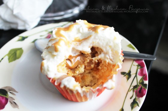 Vaniljmuffins med dulce de leche